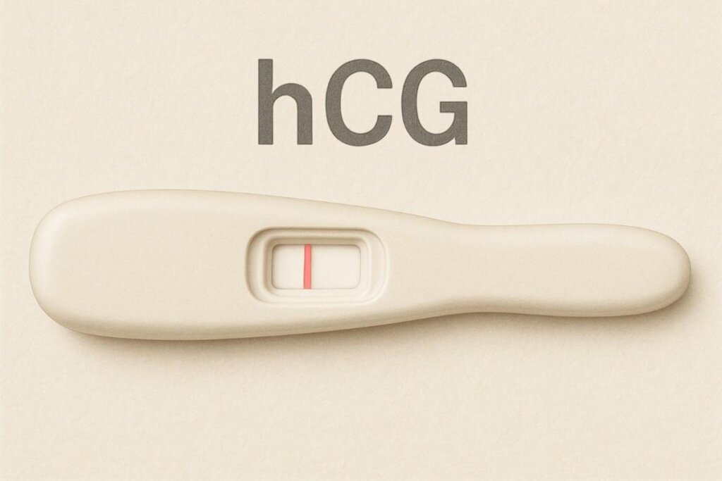 Zbyt niski poziom hCG, aby wykryć ciążę