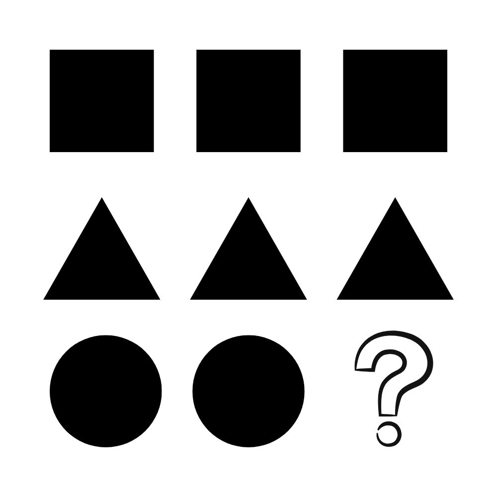 Przykładowy Test Matryc Ravena 1 (łatwy)