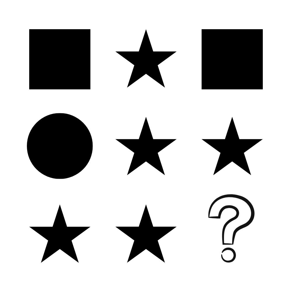 Przykładowy Test Matryc Ravena 5 (średni)