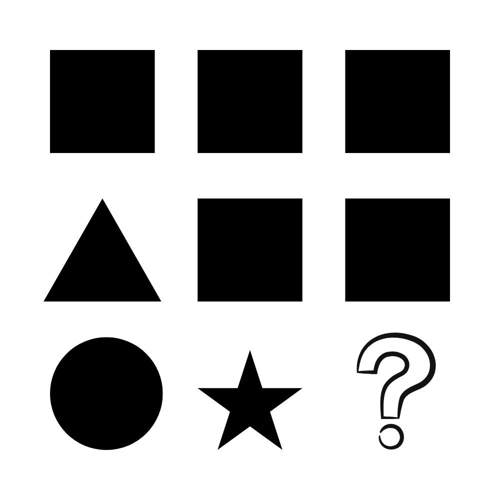 Przykładowy Test Matryc Ravena 6 (średni)
